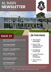 Newsletter Issue 19