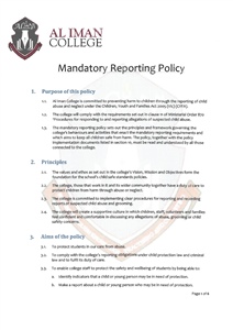 Child Safety Standard 5 Policy