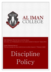 Discipline Policy