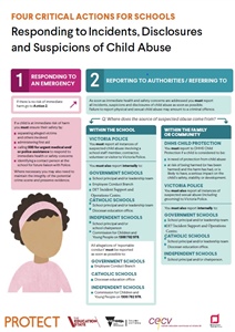 Responding to Incidents, Disclosures & Suspicions